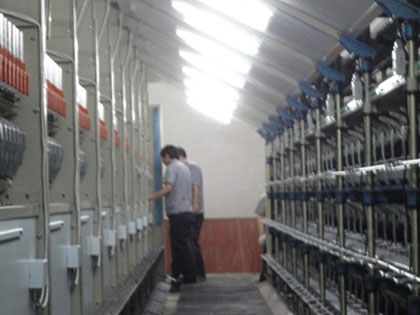 Le nouvel équipement de l'atelier de texturation des fibres chimiques de Chengbang a été mis en production