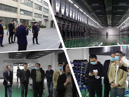 Le bureau de construction de la belle ville de Zhejiang a visité Chengbang High-tech pour l'inspection et l'acceptation de la rue Qianqing